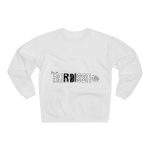 Sudadera cuello redondo premium - Blanco - Flor de bardissa Sudadera cuello redondo premium - Blanco - Flor de bardissa