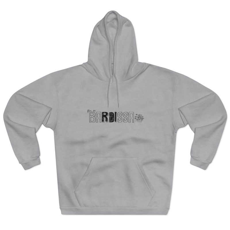 Sudadera con capucha cerrada - Gris jaspeado claro - Flor de bardissa