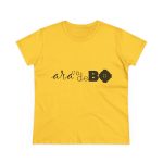 Camiseta mujer algodon medio - Amarillo margarita - Camiseta unisex «Ara va de BÓ» Camiseta mujer algodon medio - Amarillo margarita - Camiseta unisex «Ara va de BÓ»