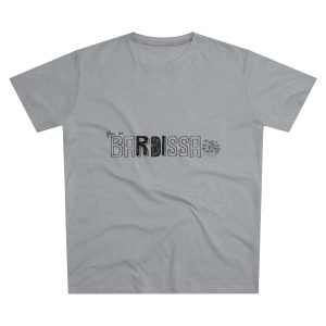 Camiseta hombre corte moderno - Gris Oxford claro - Flor de bardissa