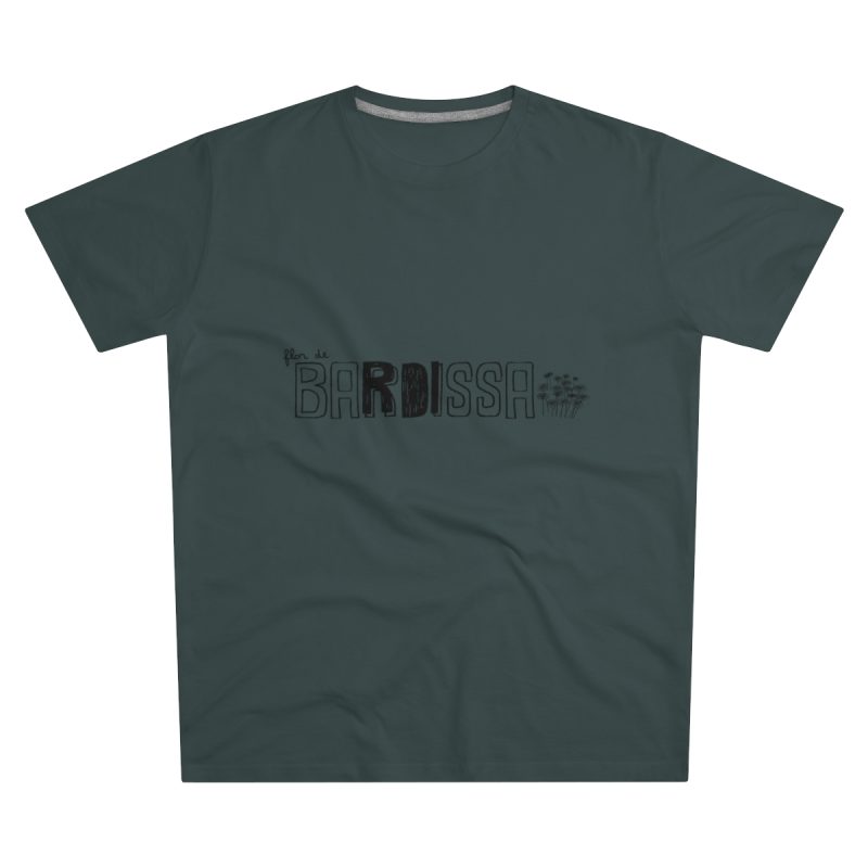 Camiseta hombre corte moderno - Gris marengo - Flor de bardissa