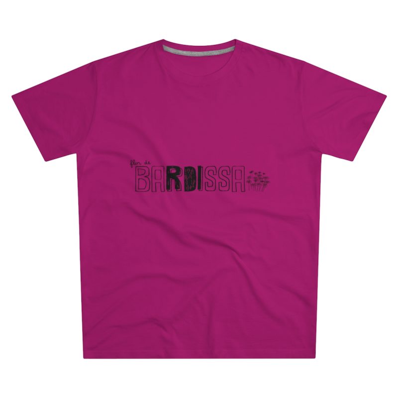 Camiseta hombre corte moderno - Rosa oscuro - Flor de bardissa