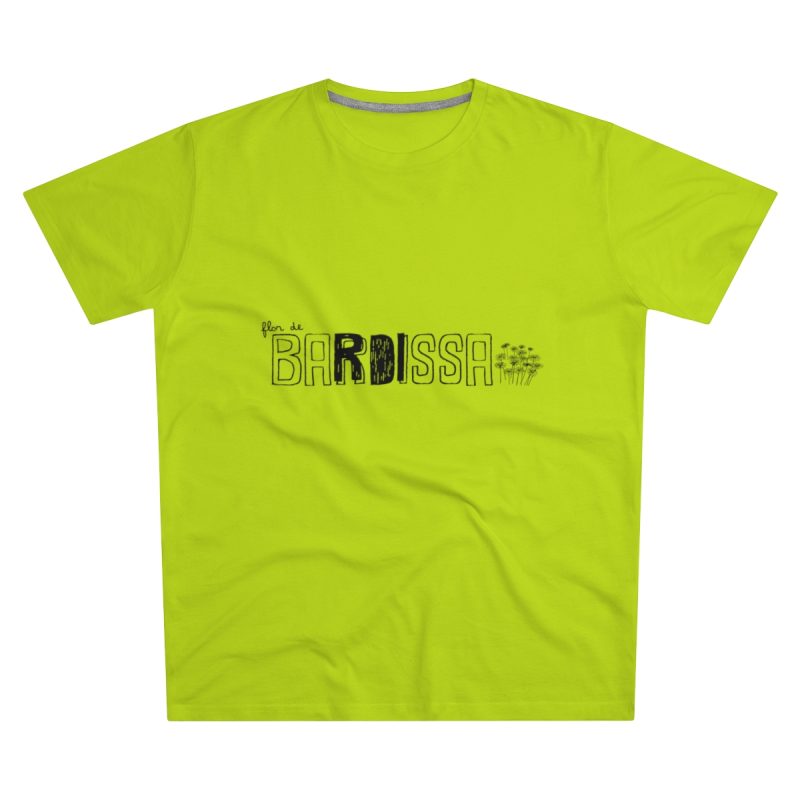 Camiseta hombre corte moderno - Verde lima - Flor de bardissa