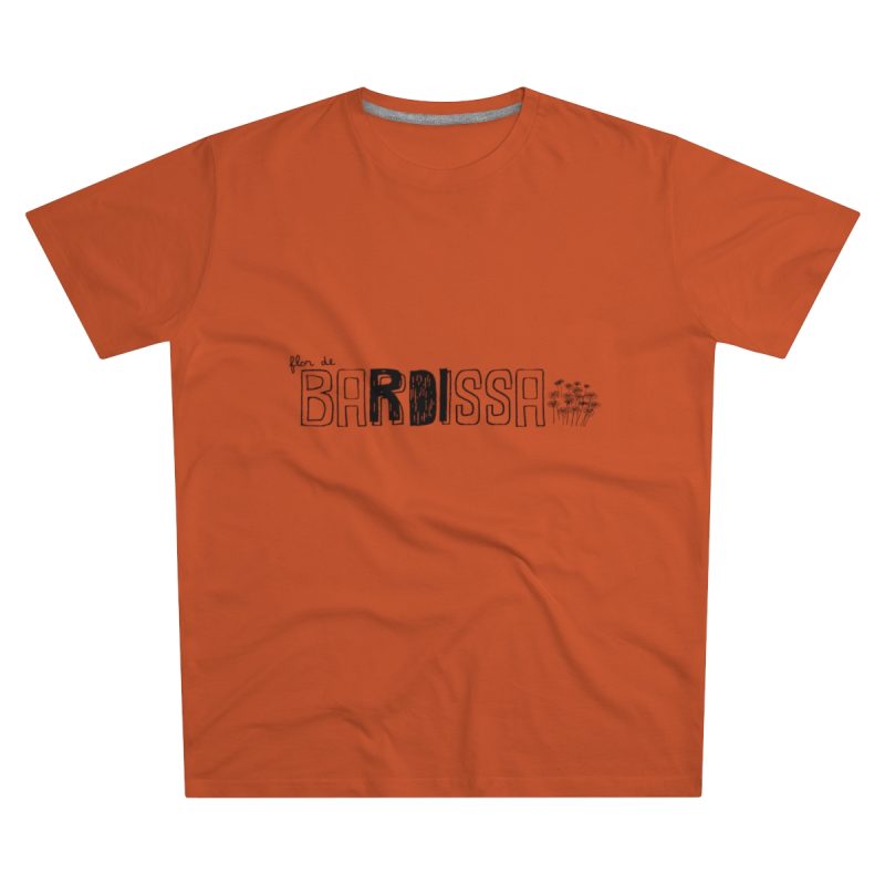 Camiseta hombre corte moderno - Naranja - Flor de bardissa