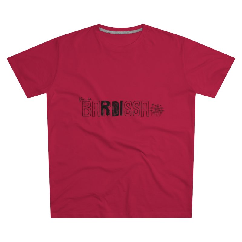 Camiseta hombre corte moderno - Rojo - Flor de bardissa