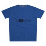 Camiseta hombre corte moderno - Azul royal intenso - Flor de bardissa
