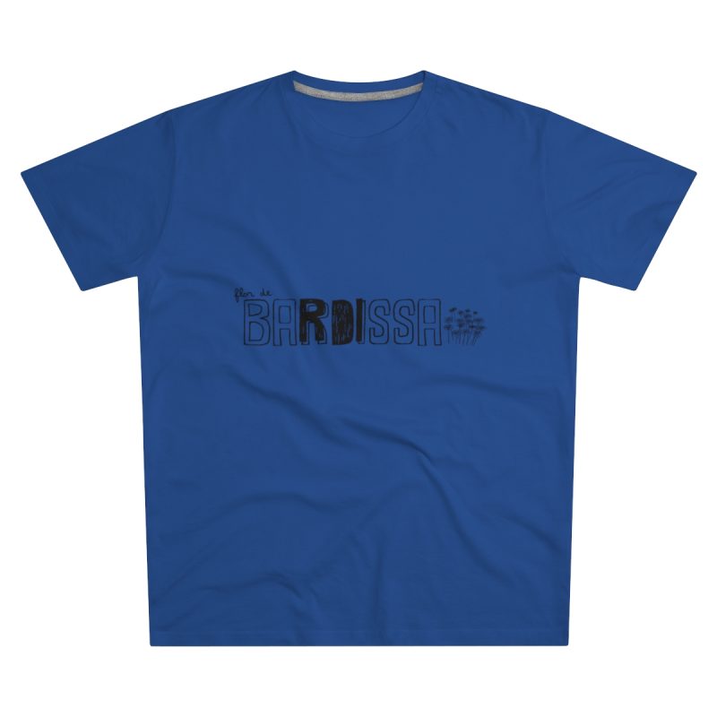 Camiseta hombre corte moderno - Azul royal intenso - Flor de bardissa