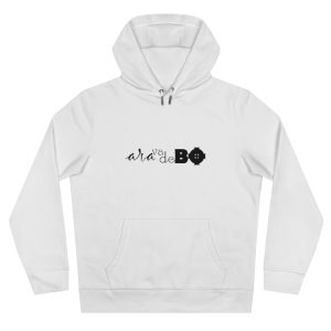 Sudadera con capucha King - Blanco - Camiseta unisex «Ara va de BÓ»