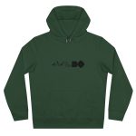 Sudadera con capucha King - Verde botella - Camiseta unisex «Ara va de BÓ»