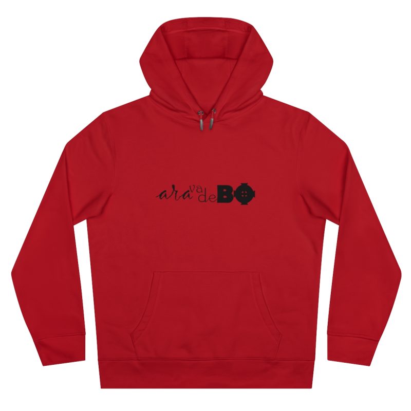 Sudadera con capucha King - Rojo - Camiseta unisex «Ara va de BÓ»