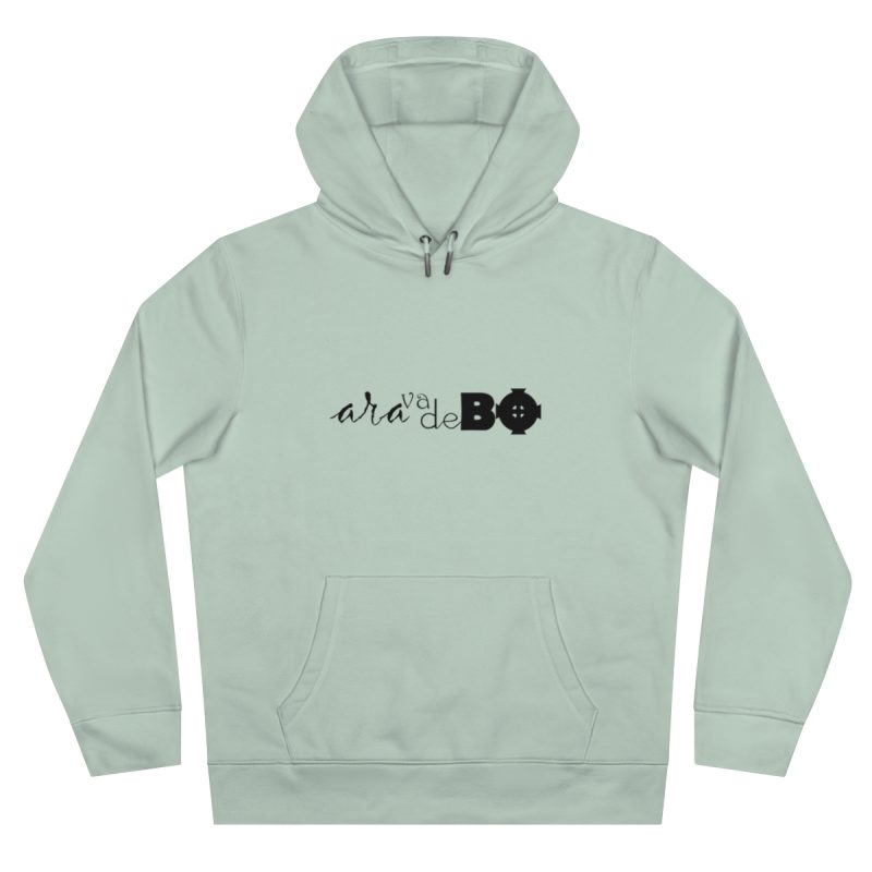 Sudadera con capucha King - Verde agua - Camiseta unisex «Ara va de BÓ»