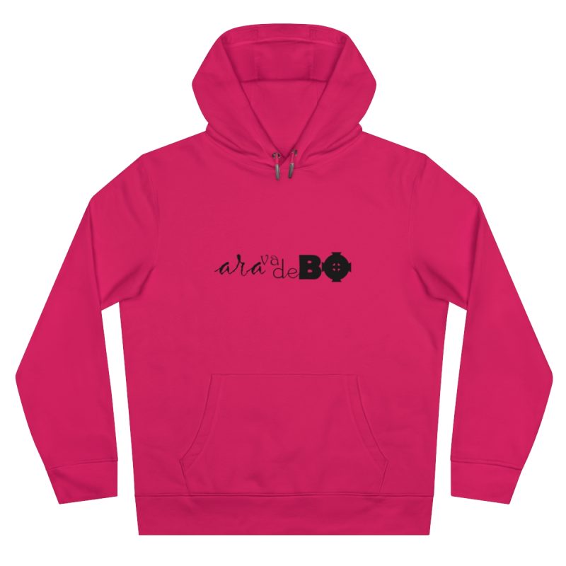 Sudadera con capucha King - Magenta - Camiseta unisex «Ara va de BÓ»