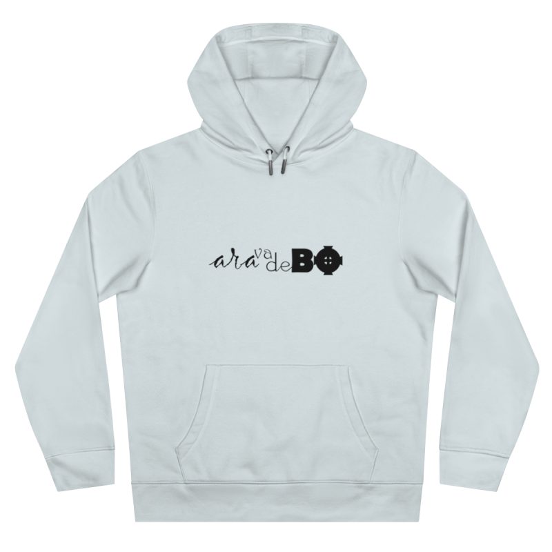 Sudadera con capucha King - Azul cielo puro - Camiseta unisex «Ara va de BÓ»