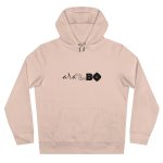 Sudadera con capucha King - Rosa palo - Camiseta unisex «Ara va de BÓ»