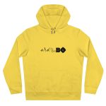 Sudadera con capucha King - Amarillo chispa - Camiseta unisex «Ara va de BÓ»