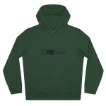 Sudadera con capucha King - Verde botella - Flor de bardissa