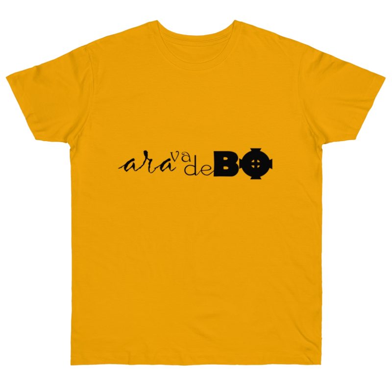 Camiseta punto liso - Albaricoque - Camiseta unisex «Ara va de BÓ»