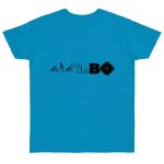 Camiseta punto liso - Azul atolon - Camiseta unisex «Ara va de BÓ»