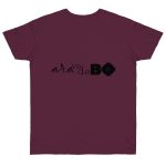 Camiseta punto liso - Burdeos - Camiseta unisex «Ara va de BÓ»