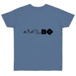 Camiseta punto liso - Azul vaquero - Camiseta unisex «Ara va de BÓ»
