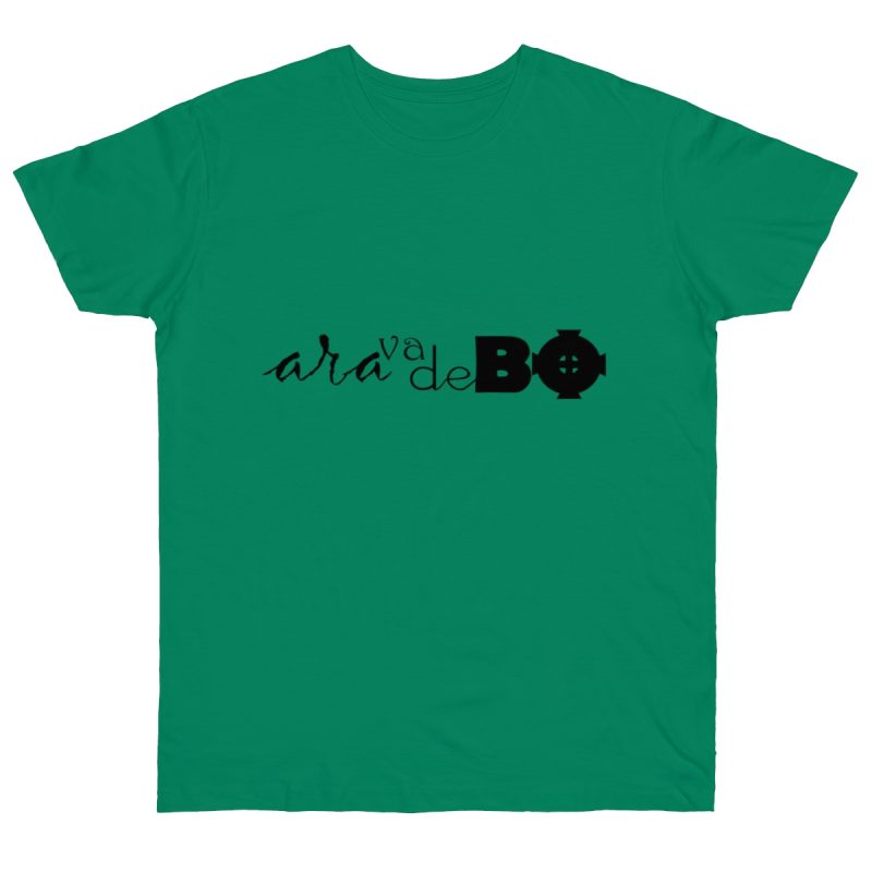 Camiseta punto liso - Verde Kelly - Camiseta unisex «Ara va de BÓ»