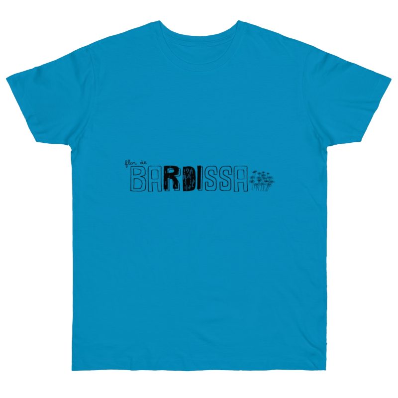 Camiseta punto liso - Azul atolon - Flor de bardissa