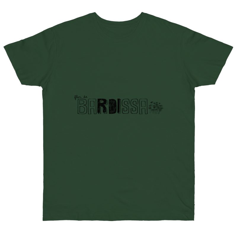 Camiseta punto liso - Verde botella - Flor de bardissa