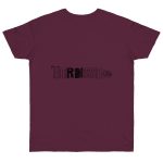 Camiseta punto liso - Burdeos - Flor de bardissa Camiseta punto liso - Burdeos - Flor de bardissa