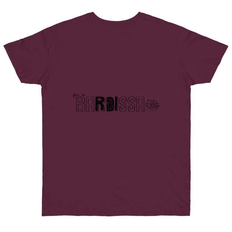 Camiseta punto liso - Burdeos - Flor de bardissa