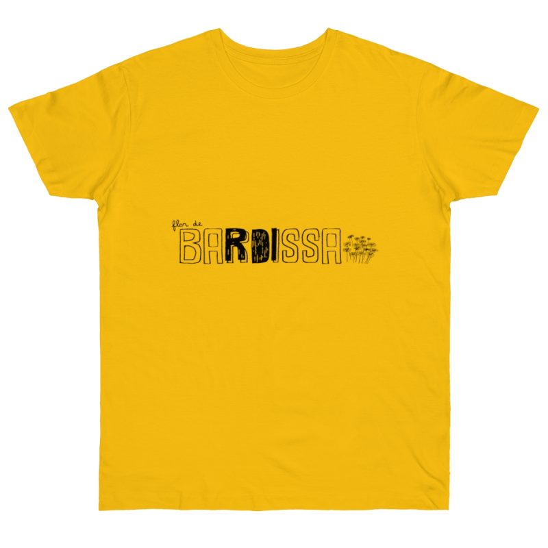 Camiseta punto liso - Amarillo dorado - Flor de bardissa