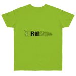 Camiseta punto liso - Verde orquidea - Flor de bardissa Camiseta punto liso - Verde orquidea - Flor de bardissa