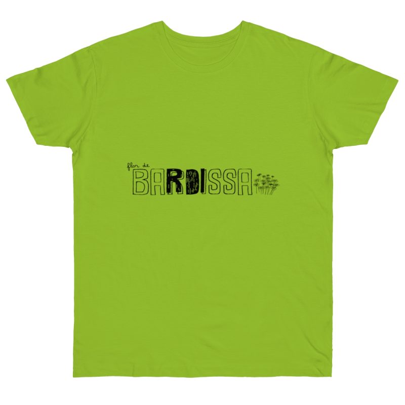 Camiseta punto liso - Verde orquidea - Flor de bardissa