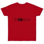 Camiseta punto liso - Rojo - Flor de bardissa Camiseta punto liso - Rojo - Flor de bardissa