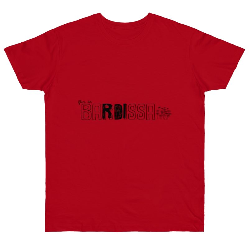 Camiseta punto liso - Rojo - Flor de bardissa