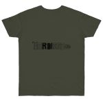 Camiseta punto liso - Caqui urbano - Flor de bardissa Camiseta punto liso - Caqui urbano - Flor de bardissa