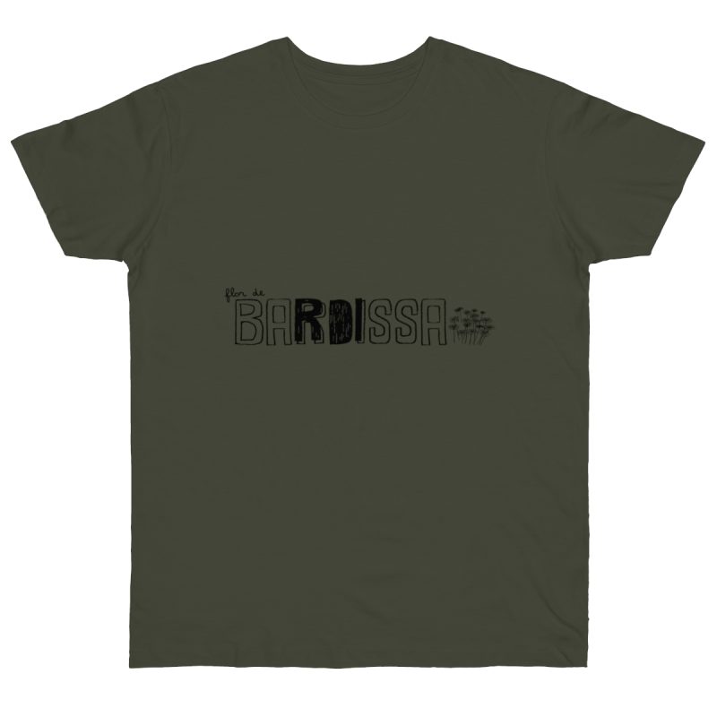 Camiseta punto liso - Caqui urbano - Flor de bardissa