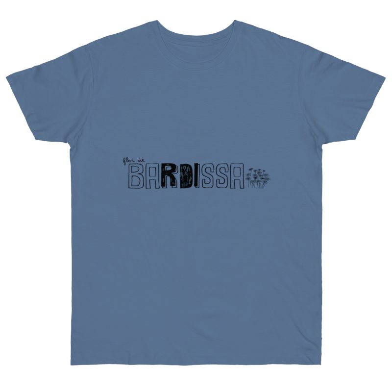 Camiseta punto liso - Azul vaquero - Flor de bardissa