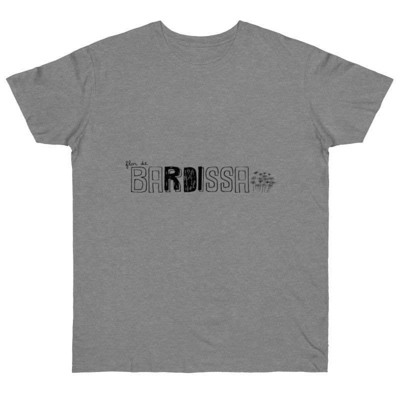 Camiseta punto liso - Gris deportivo jaspeado - Flor de bardissa