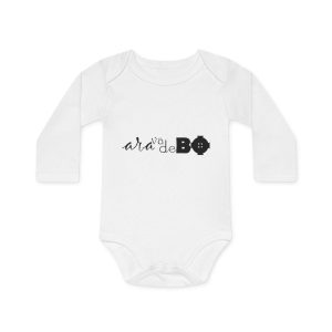 Body bebe manga larga organico - Blanco - Camiseta unisex «Ara va de BÓ»