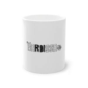 Taza estandar 325 ml - Blanco - Flor de bardissa