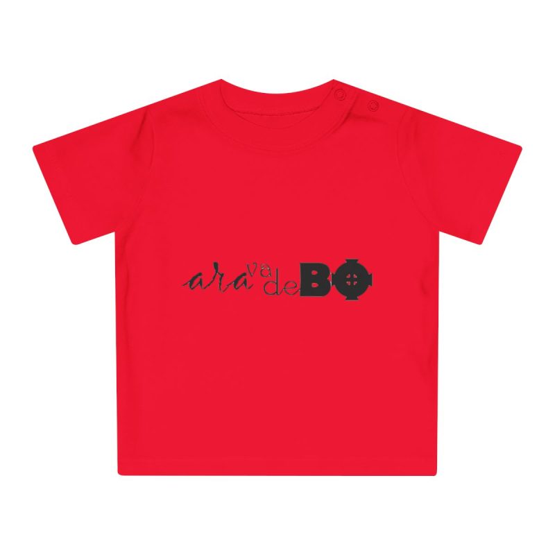 Camiseta de bebe - Rojo - Camiseta unisex «Ara va de BÓ»