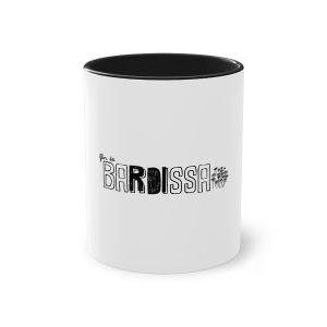 Taza bicolor - Negro - Flor de bardissa