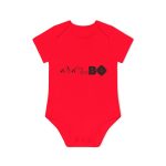 Body bebe manga corta organico - Rojo - Camiseta unisex «Ara va de BÓ»