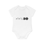 Body bebe manga corta organico - Blanco - Camiseta unisex «Ara va de BÓ»