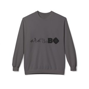 Sudadera Softstyle cuello redondo - Gris marengo - Camiseta unisex «Ara va de BÓ»