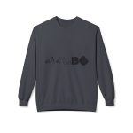Sudadera Softstyle cuello redondo - Gris jaspeado oscuro - Camiseta unisex «Ara va de BÓ»