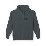 Sudadera Softstyle con capucha - Gris oscuro jaspeado - Camiseta unisex «Ara va de BÓ»