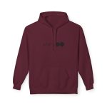 Sudadera Softstyle con capucha - Granate - Camiseta unisex «Ara va de BÓ»
