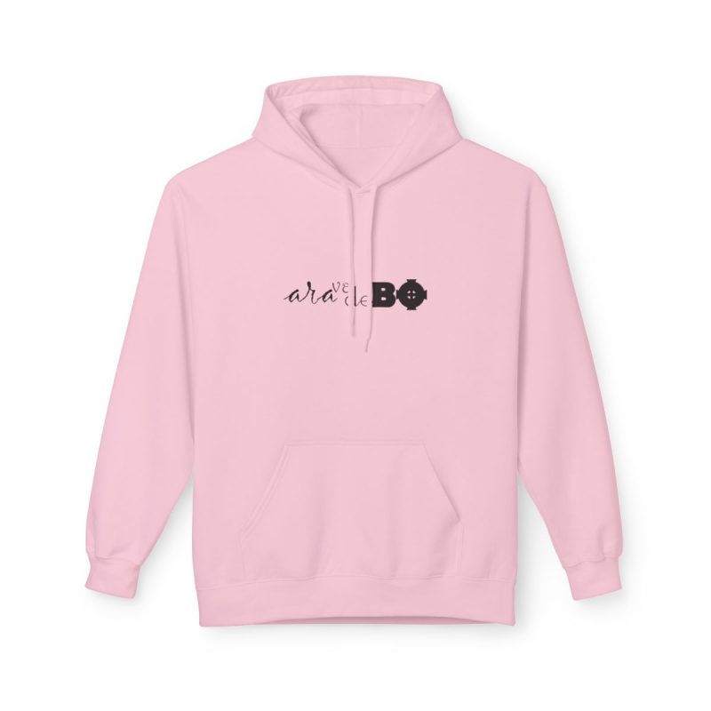 Sudadera Softstyle con capucha - Rosa claro - Camiseta unisex «Ara va de BÓ»