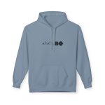 Sudadera Softstyle con capucha - Azul piedra - Camiseta unisex «Ara va de BÓ»